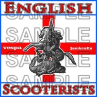 English Scooterists Patch