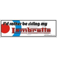 I'd rather be riding my Lambretta