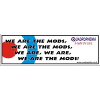 We are the Mods Window Cling