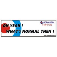 Oh yeah..whats normal then? Window Cling