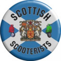 Scottish Scooterists Pin Badge