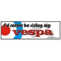 I'd rather be riding my Vespa